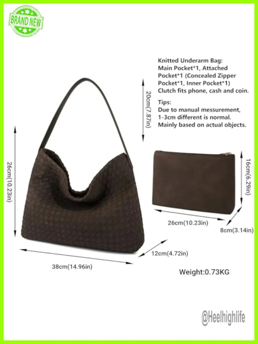 Suede Vegan Leather Hobo Tote Bag, Top Handle Shoulder Satchel Work Travel